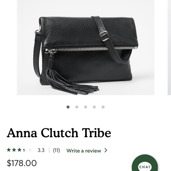 Roots Leather Cross Body Purse - Picture 2 of 11